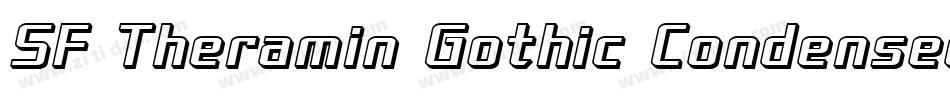 SF Theramin Gothic Condensed字体转换